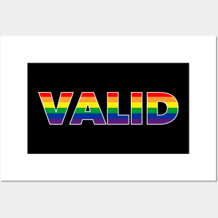 Valid LGBTQ Pride Posters and Art